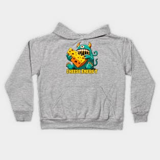 Cheese monster Kids Hoodie